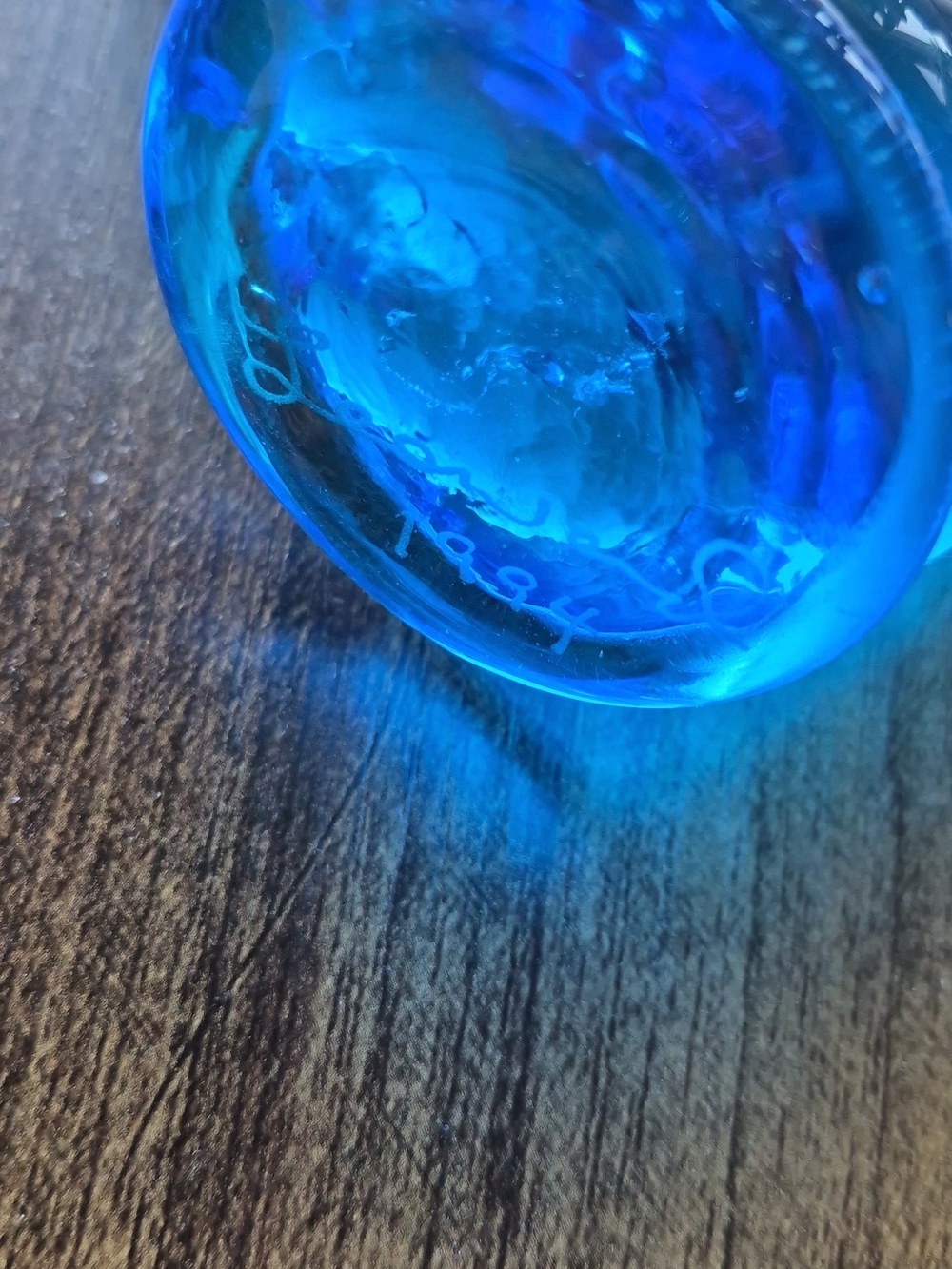 Signed Bluebird of Happiness Glass Figurine  Leo Ward 1994 - Picture 3 of 6